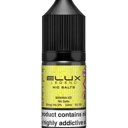 Elux Legend Banana Ice Nic Salt Vape Juice - 5mg