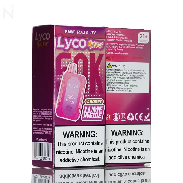 Lyco Mini Box 50K Disposable Vape - Vapordna - Image 3