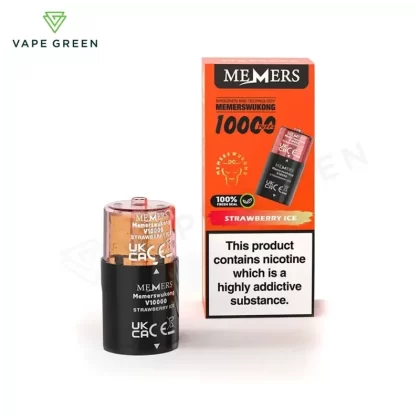 Strawberry Ice Prefilled Pod Refill Pack by Memers Wukong V10000