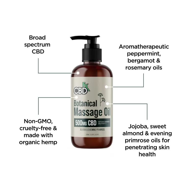 CBD Massage Oil 500mg - Image 2
