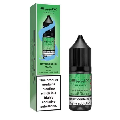 Elux Legend fresh Menthol Mojito Nic Salt E-Liquid - Vape Product, Vape Product