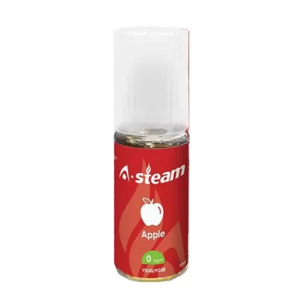 A Steam 10ml Apple 50/50 Vape Juice - 10 Pack - Strength 12mg