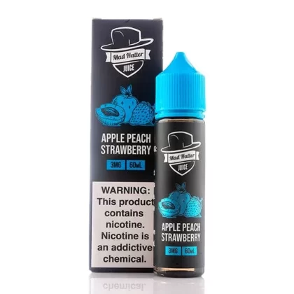 Apple Peach Strawberry – Mad Hatter E-Juice (60 ml)