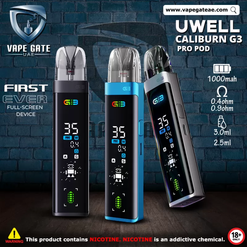 Uwell Caliburn G3 Pro Pod System Kit 1000mAh - Rose Gold