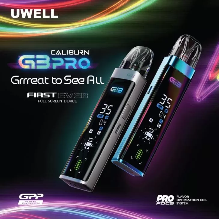 Uwell Caliburn G3 Pro Pod System Kit 1000mAh - Rose Gold - Image 2