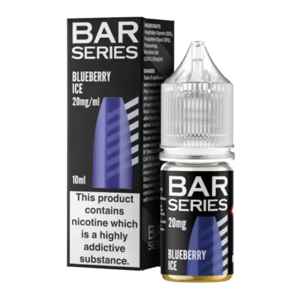 Blueberry Ice Nic Salt E-Liquid by Bar Series (10ml) - 20mg