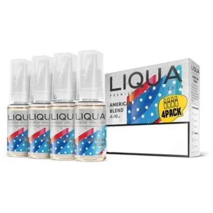 Liqua 10ml 4-Pack American Blend - Vape Product, Vape Product