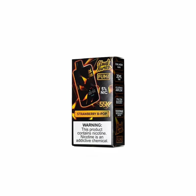 FUMI X Cloud Nurdz 55K Salt Nic Dual Mesh Disposable Vape - Image 3