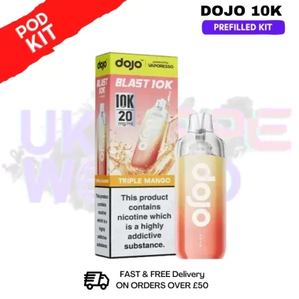 Triple Mango Dojo Blast 10K Puff Prefilled Kit