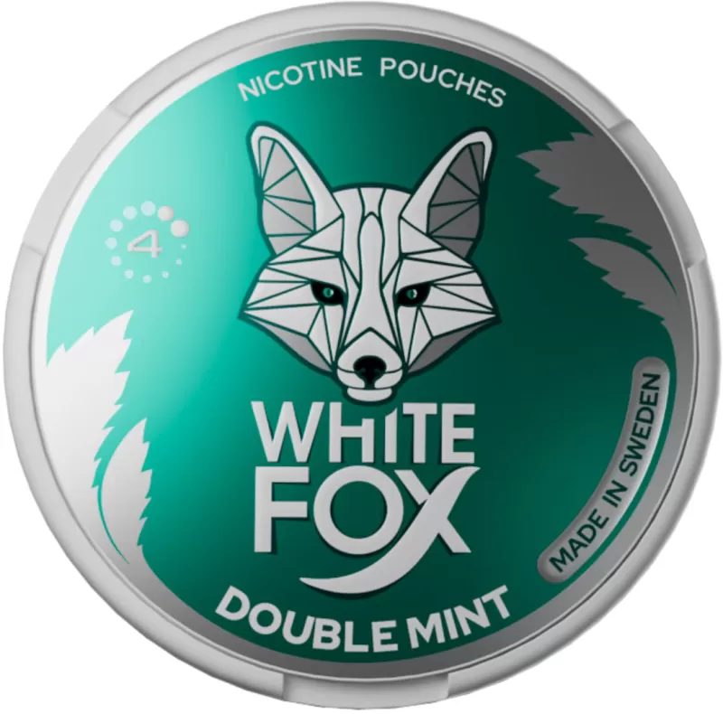 WHITE FOX Nicotine Pouches - 8mg / Double Mint - Image 2