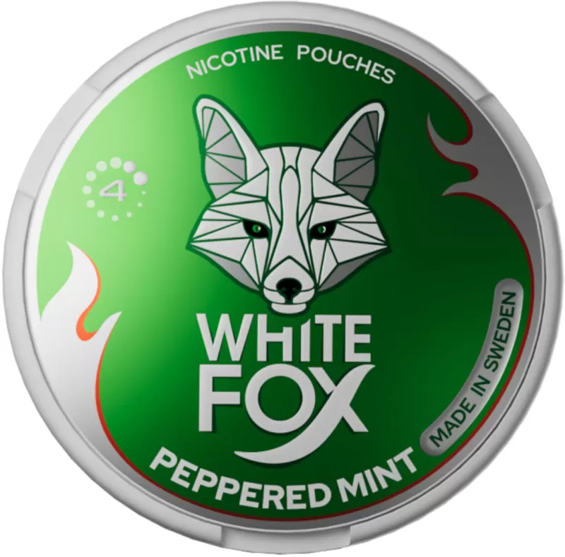 WHITE FOX Nicotine Pouches - 8mg / Double Mint - Image 3
