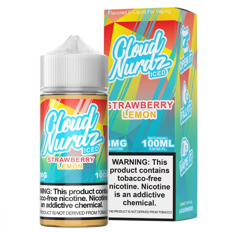Cloud Nurdz TFN Premium E-Liquid 100ml - Cherry Apple / 6mg