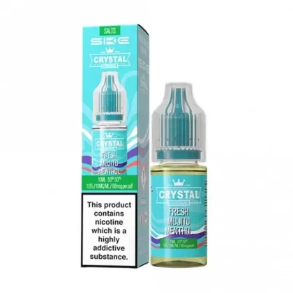 SKE Crystal Fresh Mojito Menthol Nic Salt E Liquid – Original Series (10ml)