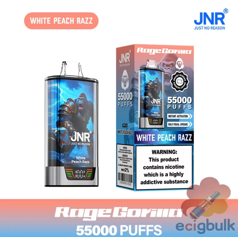 JNR RageGorilla 55000 Puffs Disposable Vape – 20 Flavors | 2% Nicotine - Image 2