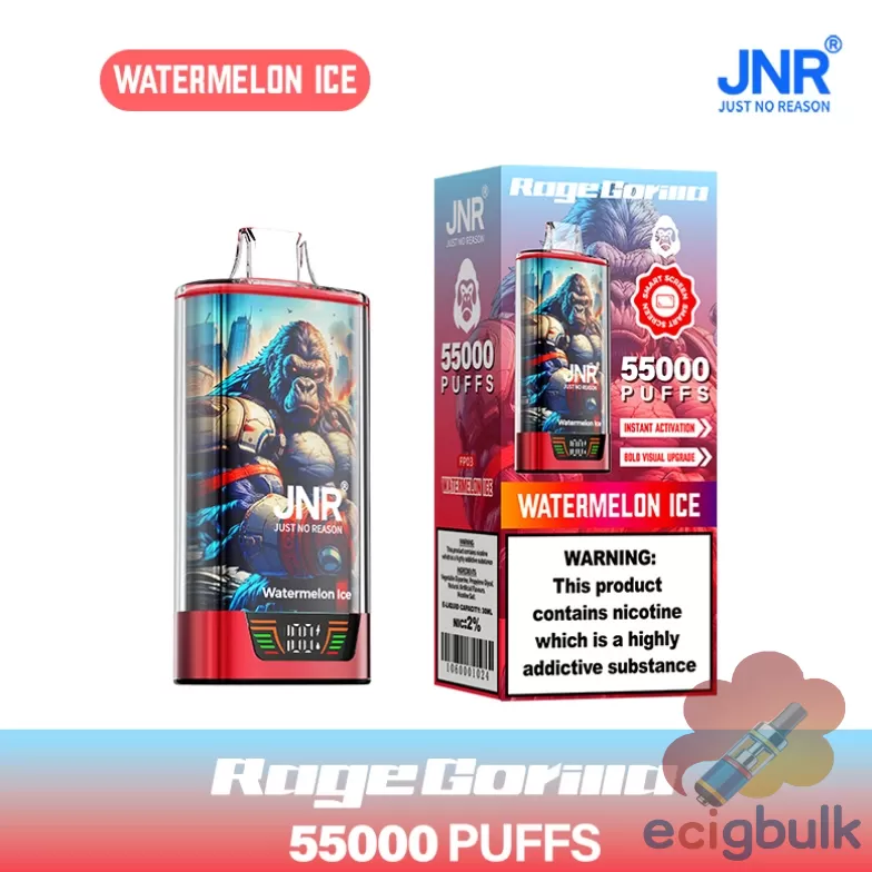JNR RageGorilla 55000 Puffs Disposable Vape – 20 Flavors | 2% Nicotine - Image 3