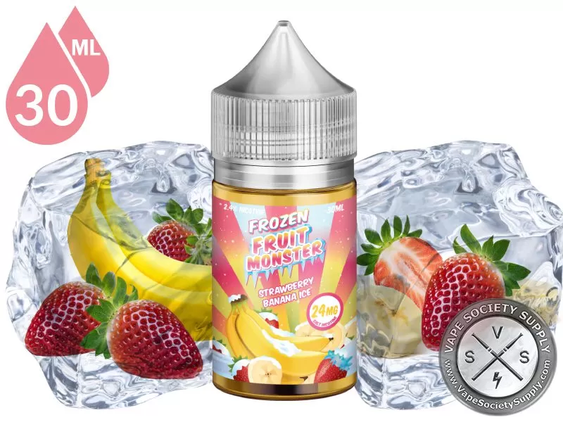 Strawberry Banana Ice Frozen Fruit Monster Salt 30ml