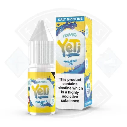 Yeti Salt- Pineapple Ice 10ml E Liquid