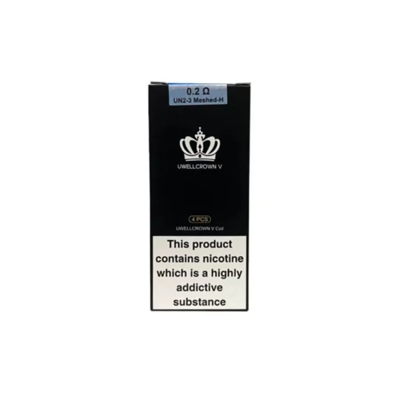 Crown 5 Replacement Coils by Uwell (4 Pack) - 0.23 Ohm