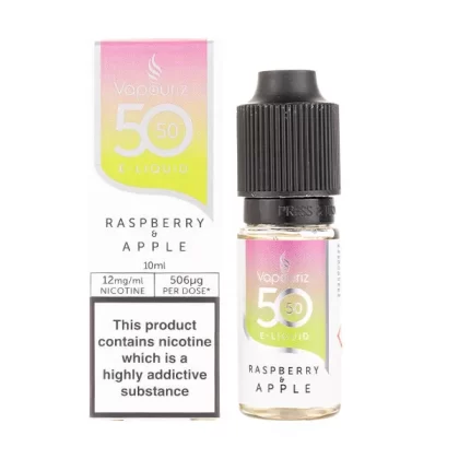 Raspberry Apple 50/50 E-Liquid by Vapouriz - 12mg