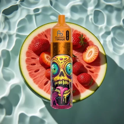Fumot RandM Tornado 30000 Puffs Strawberry Watermelon 30mL 5% Mesh Coil 600mAh LED - Bangvapeaustralia