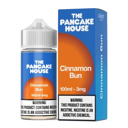 THE PANCAKE HOUSE by GOST VAPOR - Cinnamon Bun - 100ML E-Liquid - 3MG