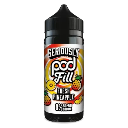 Seriously Pod Fill by Doozy Vape Fresh Pineapple 100ml Shortfill Eliquid - Ecigpremium