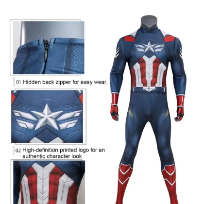 Superhero Cosplay Costume Captain America Costume Cosplay