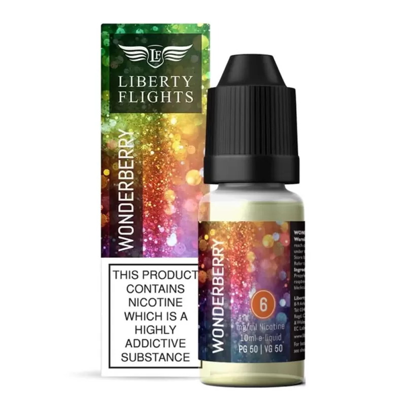 Wonderberry E-Liquid by Liberty Flights (10ml) - 0mg