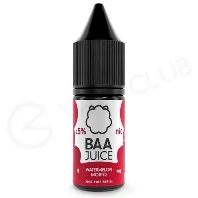 Watermelon Mojito Nic Salt E-Liquid by Baa Juice - Ecigpremium