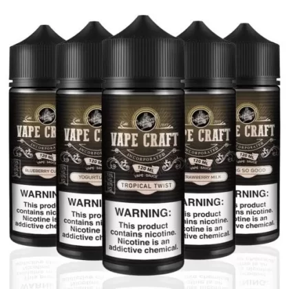 5 x 120 mL Vape Craft Bottles