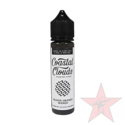 Coastal Clouds – Blood Orange Mango – 60mL - Vape Product, Vape Product