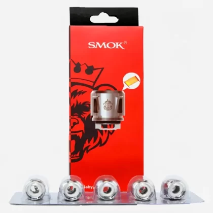 SMOK TFV8 Baby Replacement Coils (5-Pack) Flavor - V8 Baby Mesh 0.15 Ohm, V8 Baby-Q4 0.4 Ohm