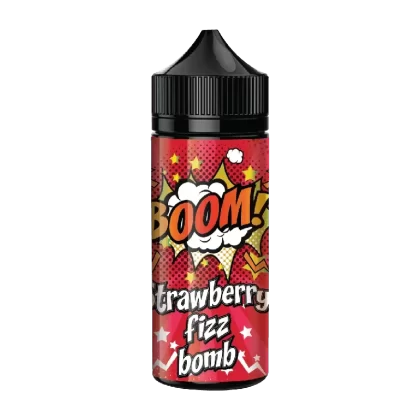 Strawberry Fizz Bomb 100ml E-Liquid – Boom