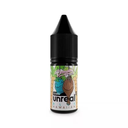 Unreal 3 Propical Nic Salt E-Liquids - Flavour#Blue Hawaiian>Grape and Pineapple>Mango and Passionfruit>Pineapple Lemon and Lime>Raspberry and Tangerine~Nic Strength#5mg>10mg>20mg (F7A056)