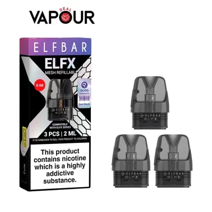 Elf Bar Elfx Pods - 0.6ohm