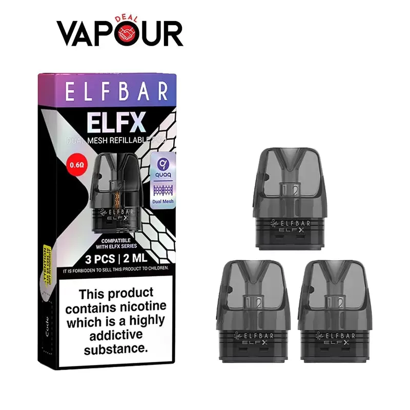 Elf Bar Elfx Pods - 0.6ohm