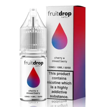 Cherry Mixed Berry By Drop Eliquid Salt 10ml - Nicotine Strength#20mg (Salt)>10mg (Salt)