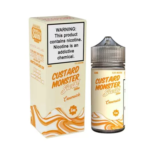 Custard Monster Swirl Edition Creamsicle 100ml E-Juice - Eliquidsupply
