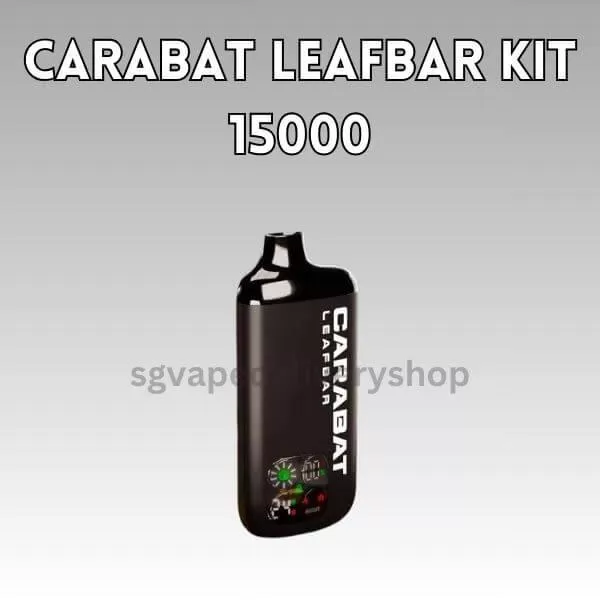 Carabat Leafbar 15000 Puffs - Starter Kit (Device + Cartridge) / Popcorn Caramel