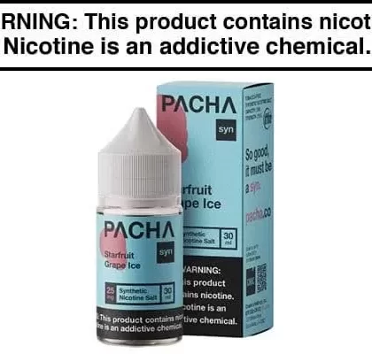 STARFRUIT GRAPE ICE BY PACHAMAMA SALTS 30ML - Vapejuice