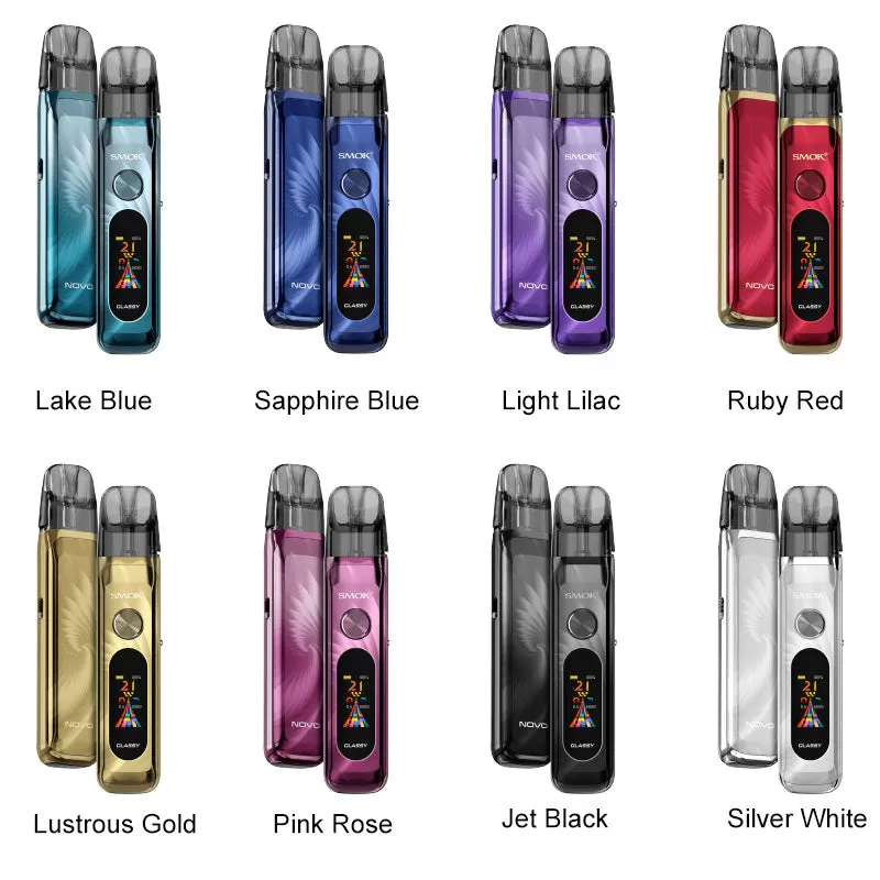 SMOK Novo Classy Pod Kit 35W - Silver White - Image 2