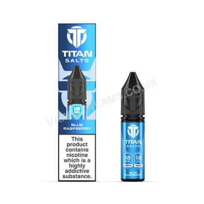 Titan Blue Raspberry Nic Salt E-Liquid - Vapestreams Co