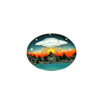 4.75″ UFO Round Polyresin Incense Burner