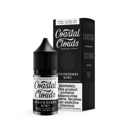 Coastal Clouds Salt E-liquid – Strawberry Kiwi 30ml