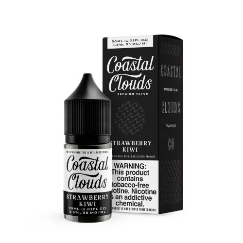 Coastal Clouds Salt E-liquid – Strawberry Kiwi 30ml