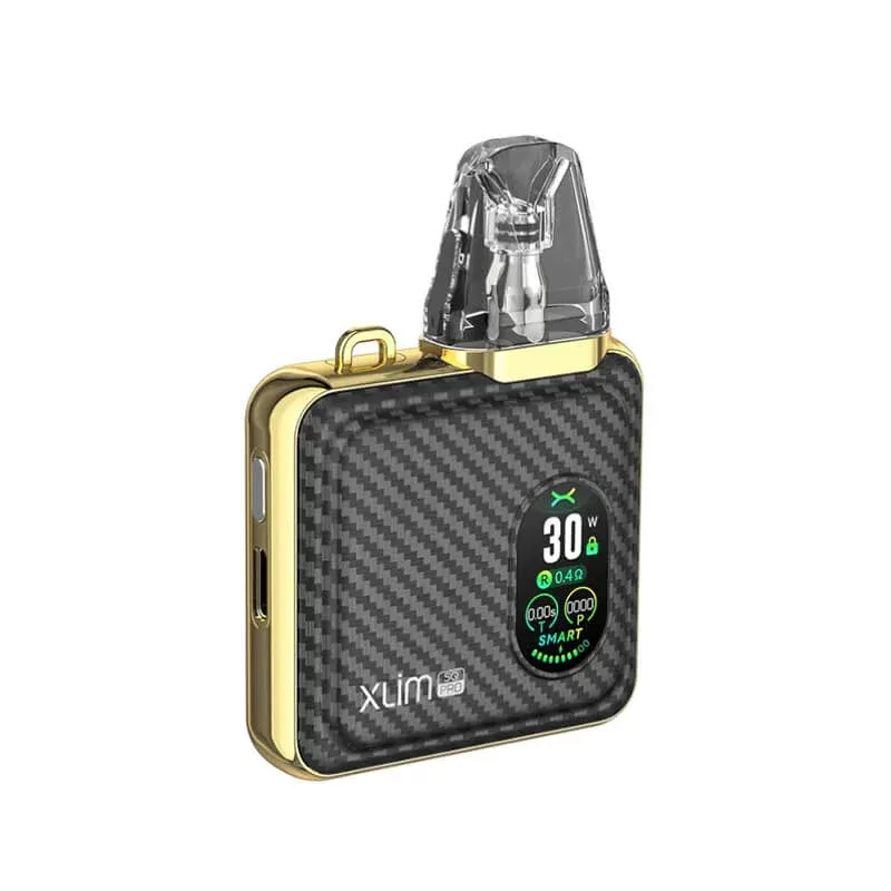 Oxva Xlim SQ Pro Pod Vape Kit - Black Carbon, Black Leather