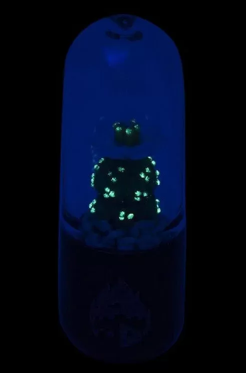 UV Reactive “Peyote” Dry Pipe