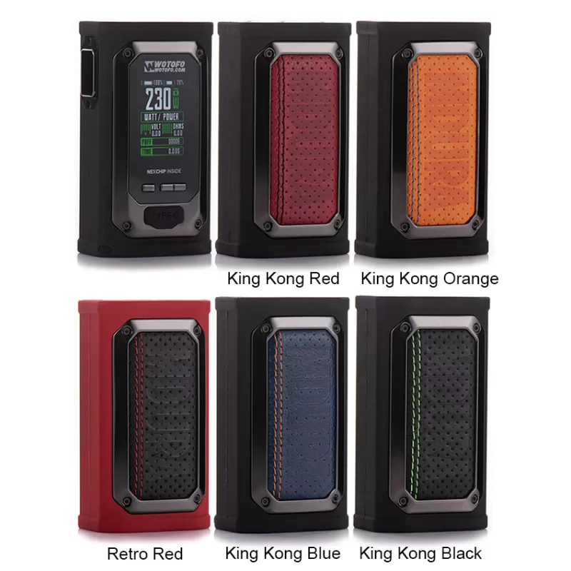 Wotofo MDura Pro Box Mod 230W - King Kong Orange - Image 2