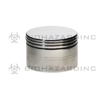 Herb Grinder | 4 Piece Silver | 2.5″ / 63mm – Metal