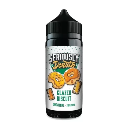 Glazed Biscuit Shortfill E-Liquid by Seriously Donuts 100ml - Ecigdepot
